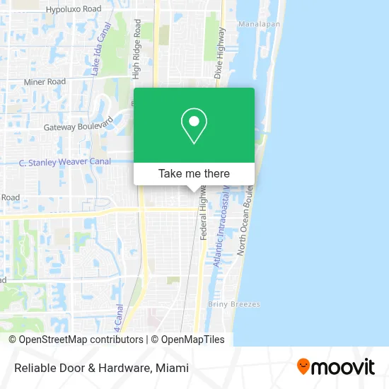 Reliable Door & Hardware map