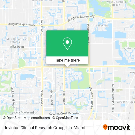 Invictus Clinical Research Group, Llc map
