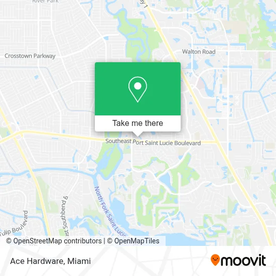 Ace Hardware map