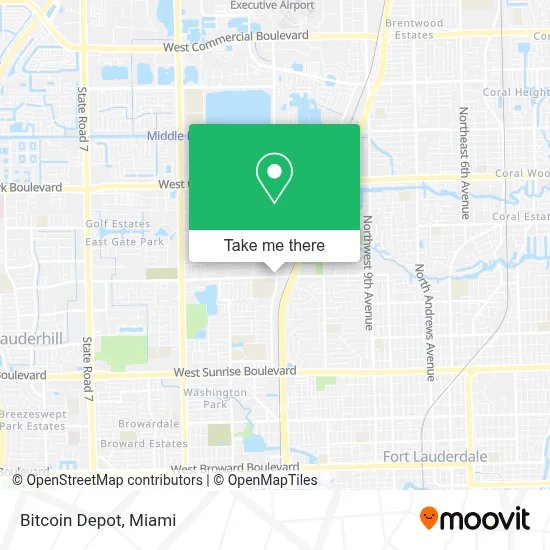 Bitcoin Depot map