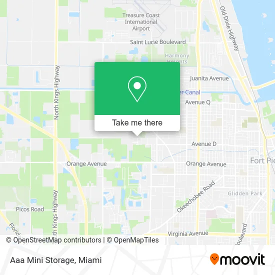 Aaa Mini Storage map