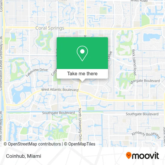 Coinhub map
