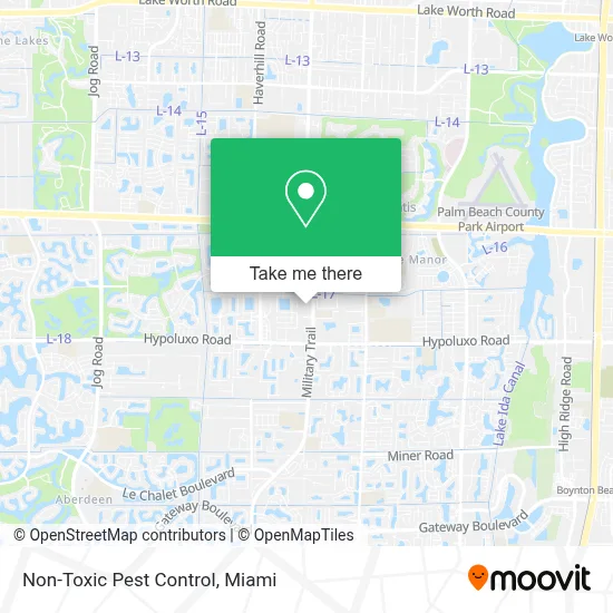 Non-Toxic Pest Control map