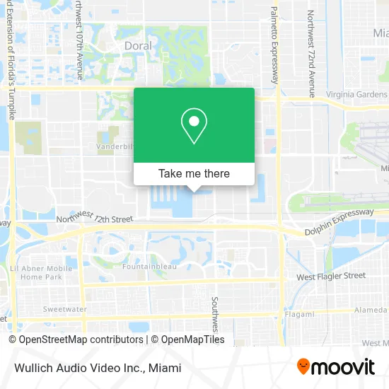 Wullich Audio Video Inc. map