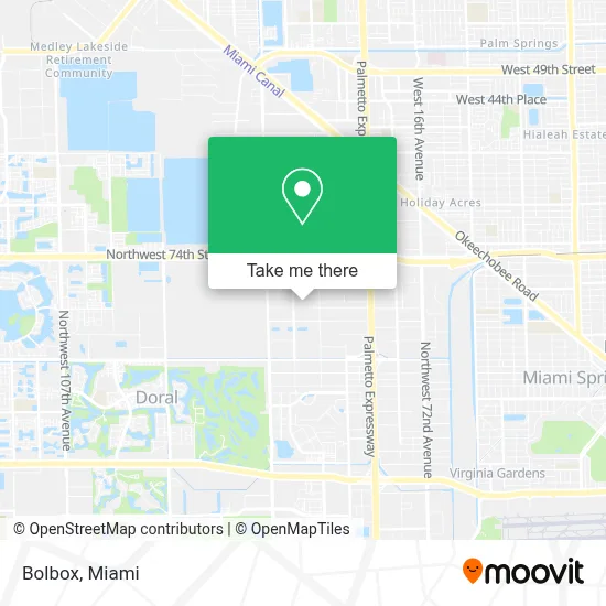Bolbox map