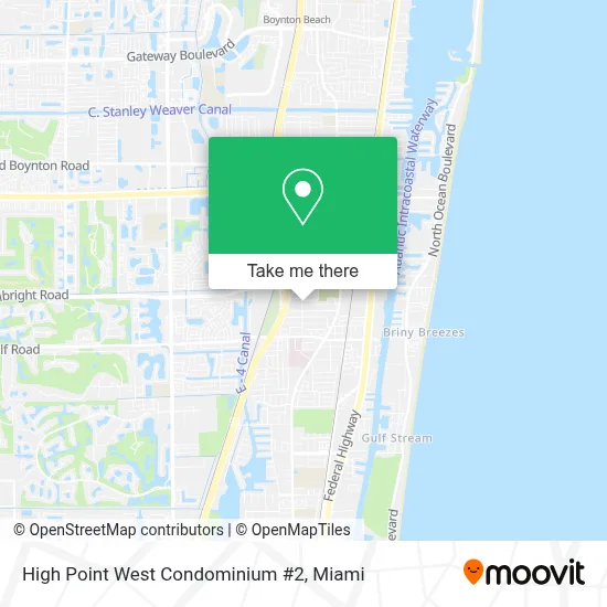 High Point West Condominium #2 map