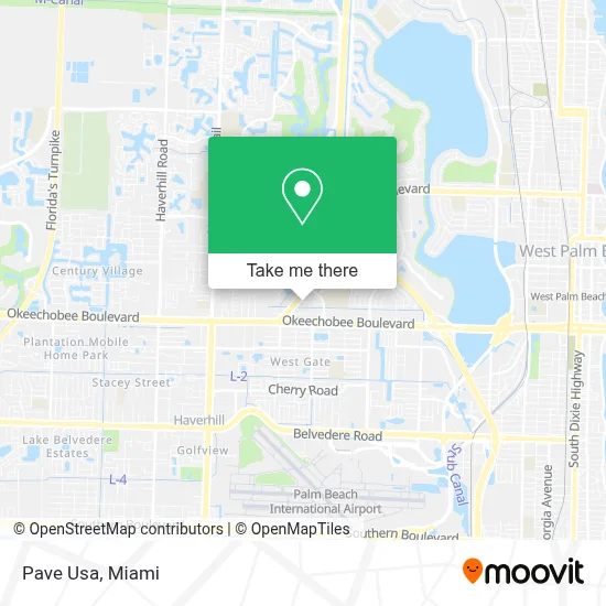 Pave Usa map