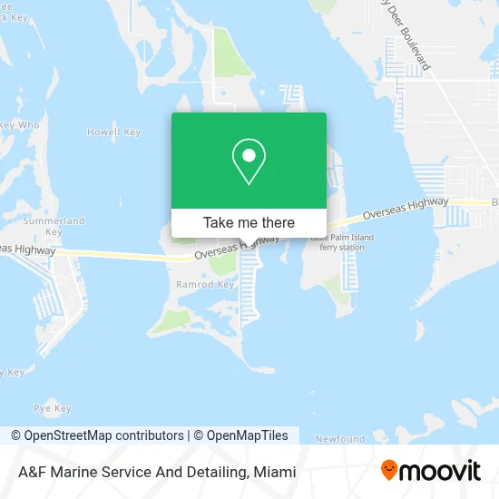 A&F Marine Service And Detailing map