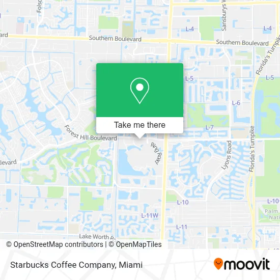 Starbucks Coffee Company map