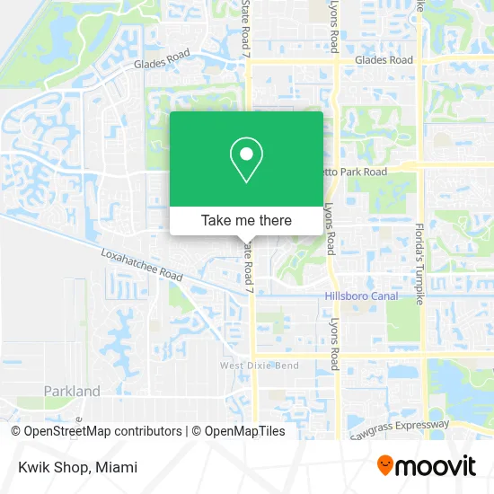 Kwik Shop map