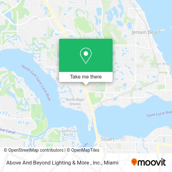 Above And Beyond Lighting & More , Inc. map