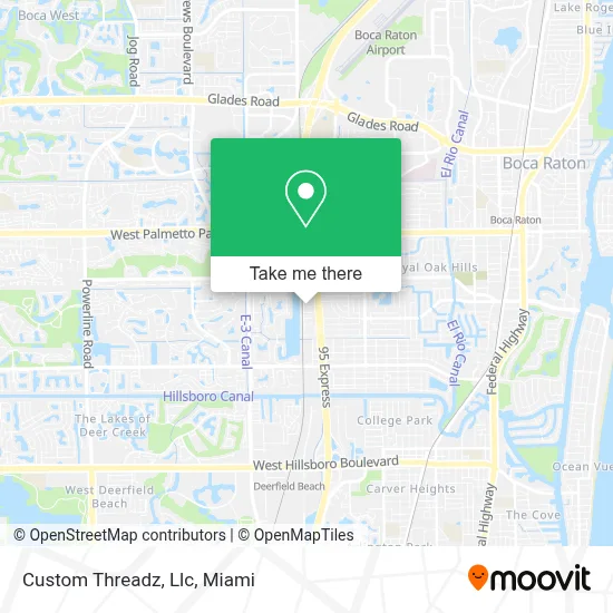 Custom Threadz, Llc map