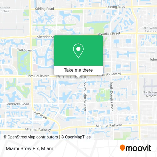 Miami Brow Fix map
