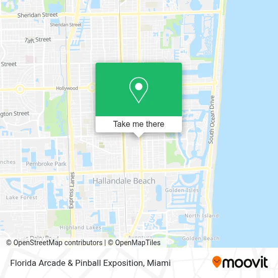 Florida Arcade & Pinball Exposition map