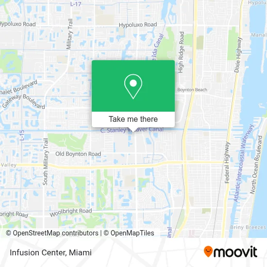 Infusion Center map