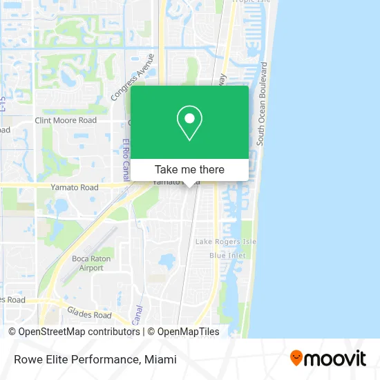 Rowe Elite Performance map