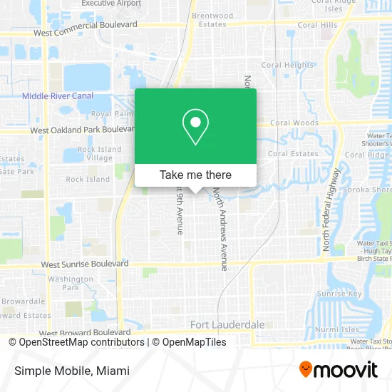 Simple Mobile map