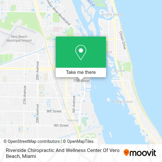 Riverside Chiropractic And Wellness Center Of Vero Beach map