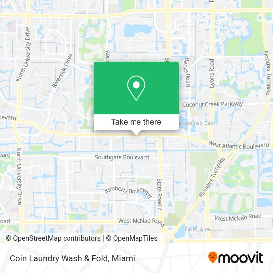 Coin Laundry Wash & Fold map