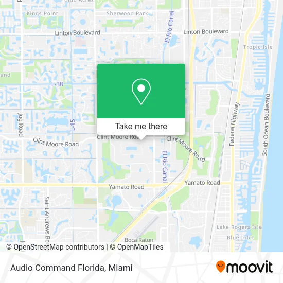 Audio Command Florida map