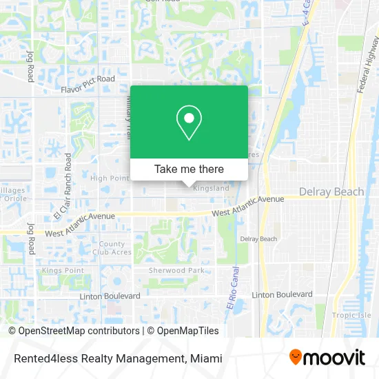 Rented4less Realty Management map