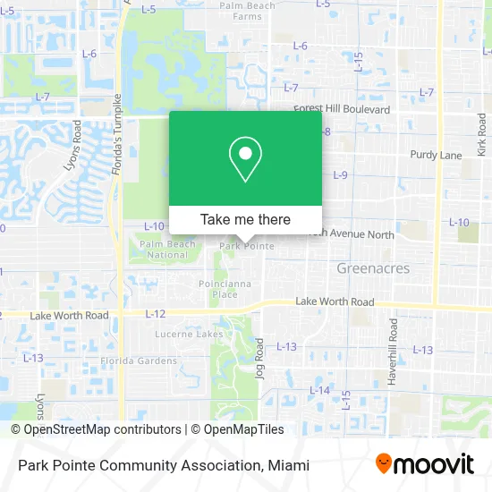 Park Pointe Community Association map