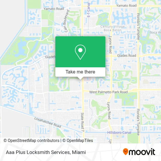 Aaa Plus Locksmith Services map