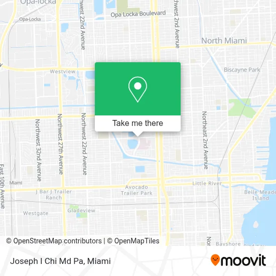 Joseph I Chi Md Pa map