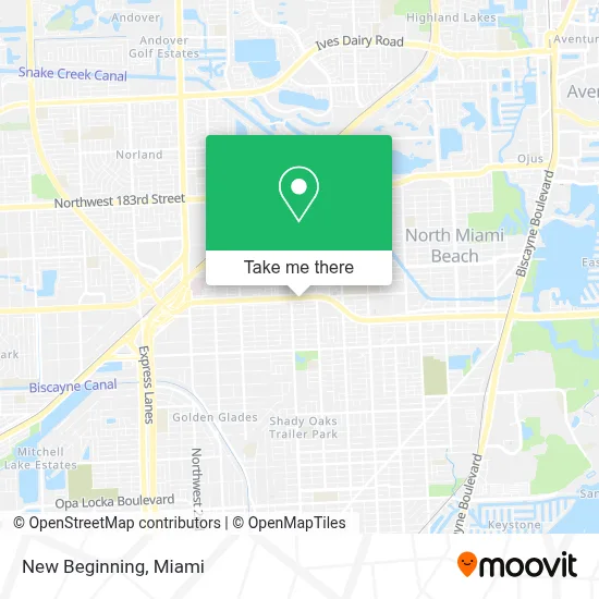 New Beginning map
