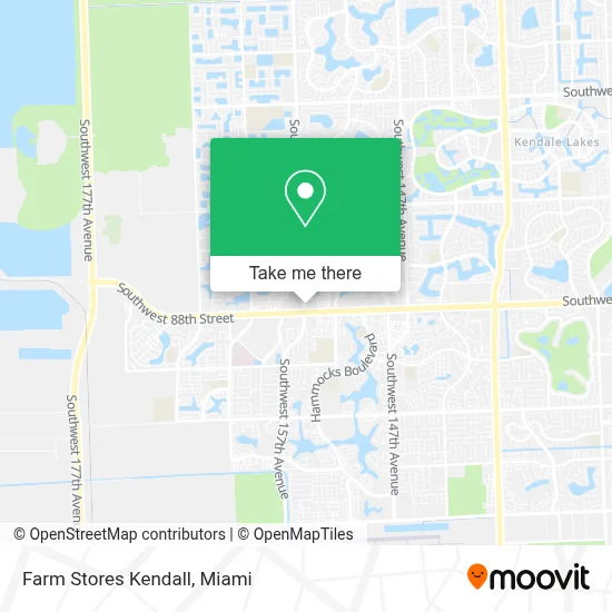 Farm Stores Kendall map