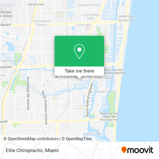 Elite Chiropractic map