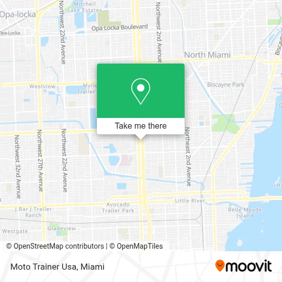Moto Trainer Usa map