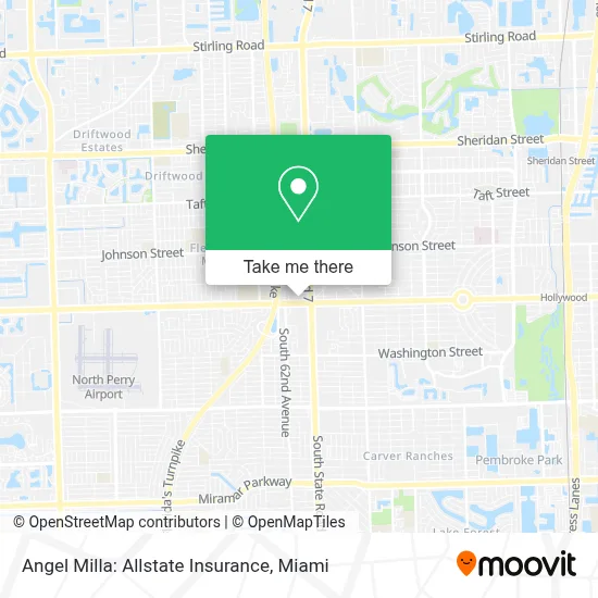 Angel Milla: Allstate Insurance map