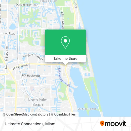 Ultimate Connectionz map