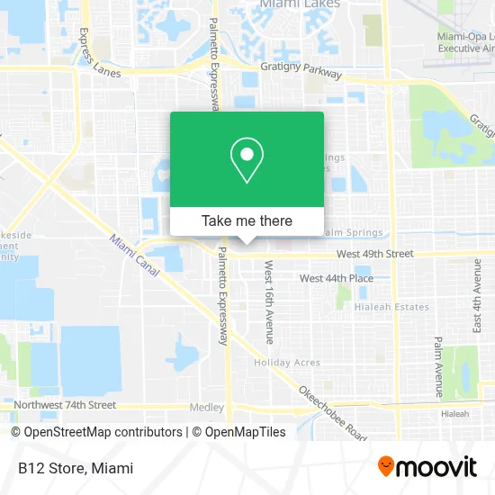B12 Store map