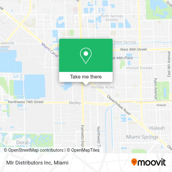 Mlr Distributors Inc map
