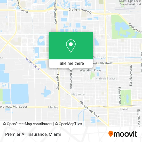 Premier All Insurance map