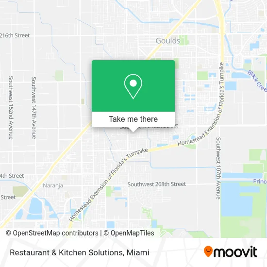 Restaurant & Kitchen Solutions map