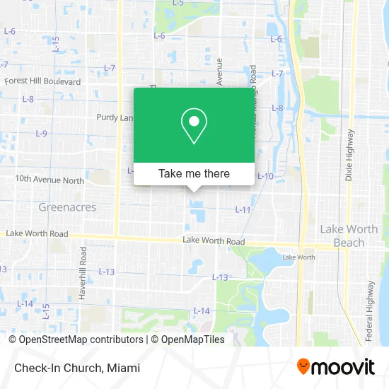 Check-In Church map