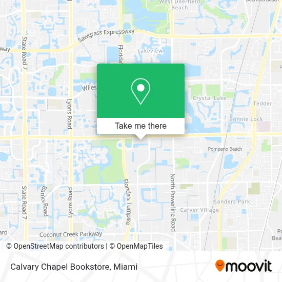 Calvary Chapel Bookstore map