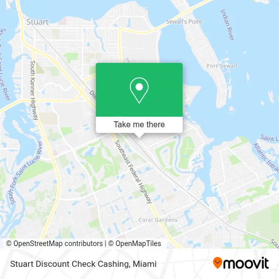 Stuart Discount Check Cashing map