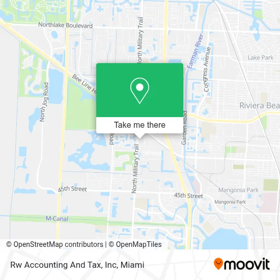Rw Accounting And Tax, Inc map