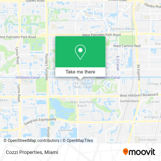 Cozzi Properties map