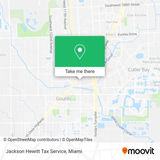 Jackson Hewitt Tax Service map