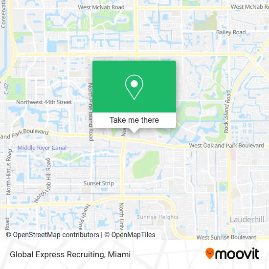 Global Express Recruiting map