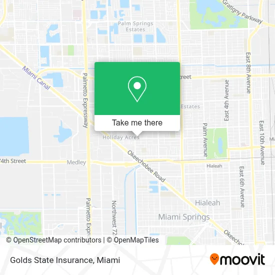 Golds State Insurance map