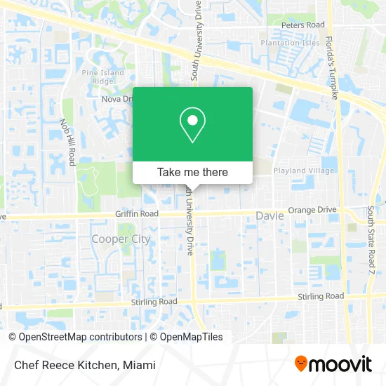 Chef Reece Kitchen map