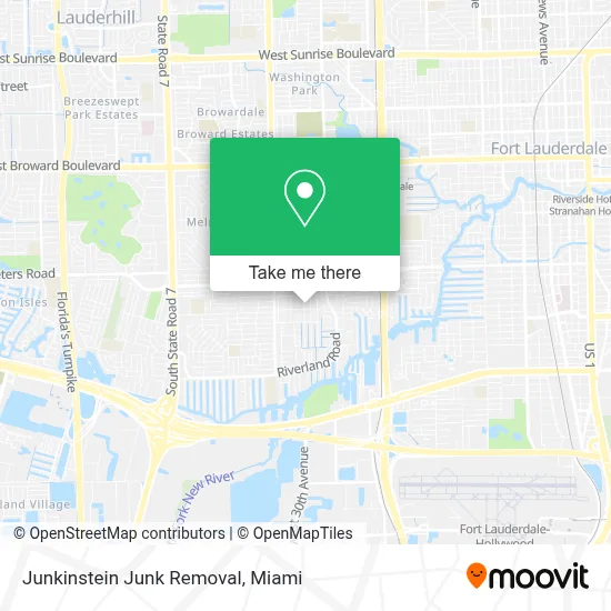 Junkinstein Junk Removal map