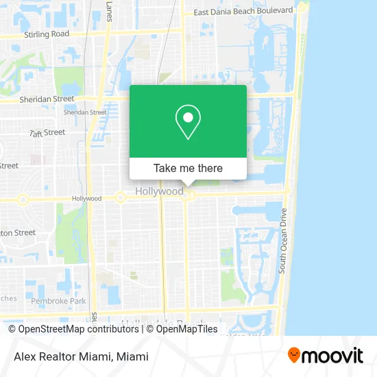 Alex Realtor Miami map