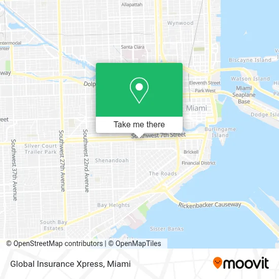 Global Insurance Xpress map